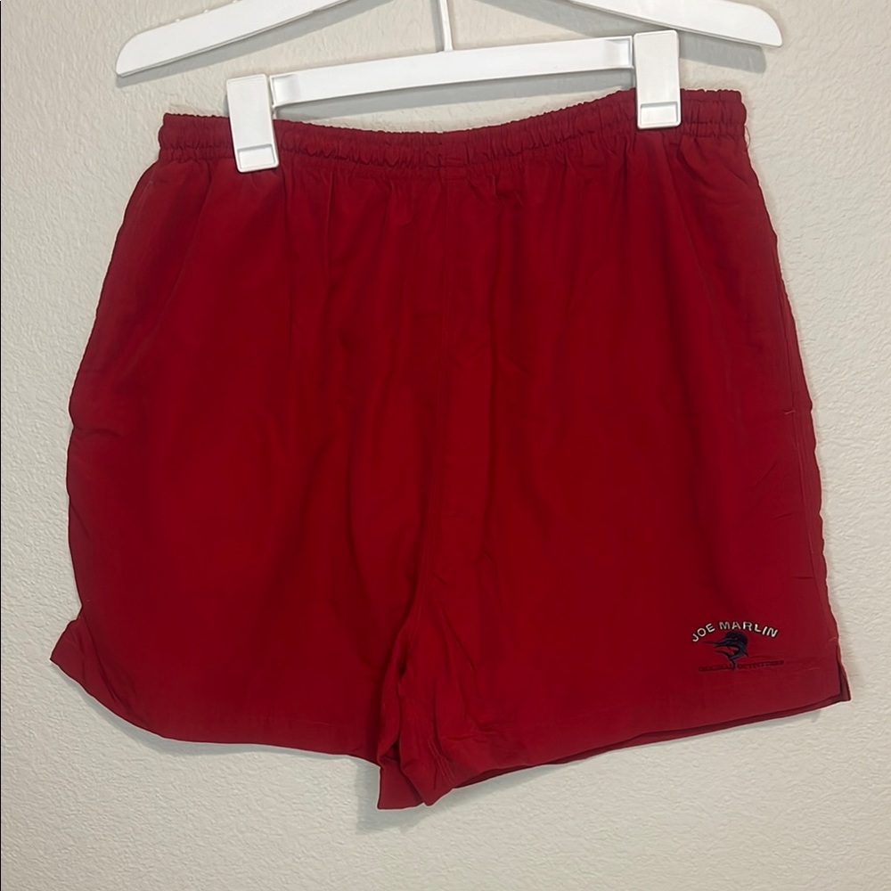 Red Men's Swim Trunks